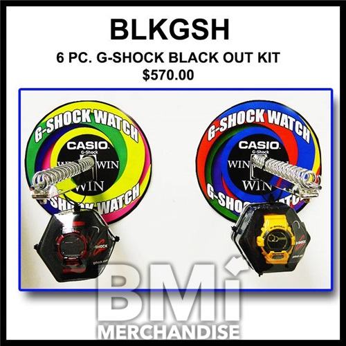 6PC G-SHOCK WATCHES FOR BLACK OUT