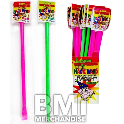 SOUR FACE TWISTERS MINI MAGIC WAND CANDY ASSORTMENT