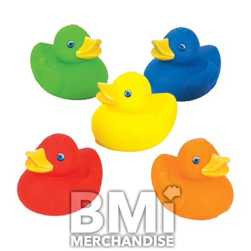 2INCH COLORED RUBBER DUCK ASSORTMENT