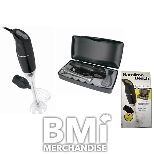 HAMILTON BEACH 2 SPEED HAND BLENDER WITH CASE