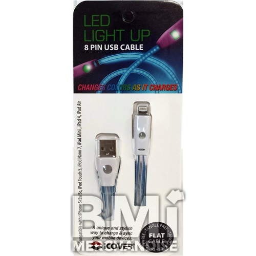LED LIGHT UP IPHONE 5 USB CABLE