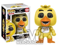 FIVE NIGHTS AT FREDDY'S - CHICA POP VINYL - STRAPPED
