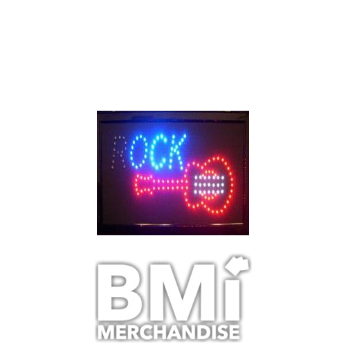 DELUXE ROCK GUITAR LED SIGN