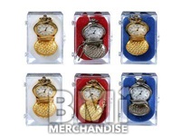 WHISTLE STOP POCKET WATCH MIX - 12 PC